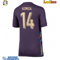 England Ezri Konsa #14 Replica Away Shirt Ladies Euro 2024 Short Sleeve
